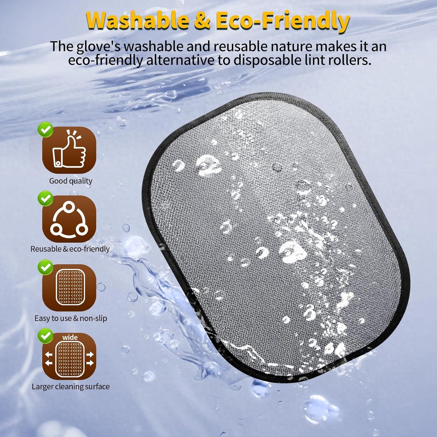 Pet Hair Cleanup Glove™